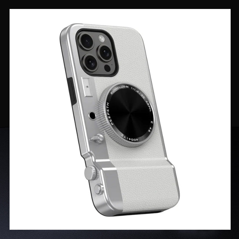 Integrated camera phone case