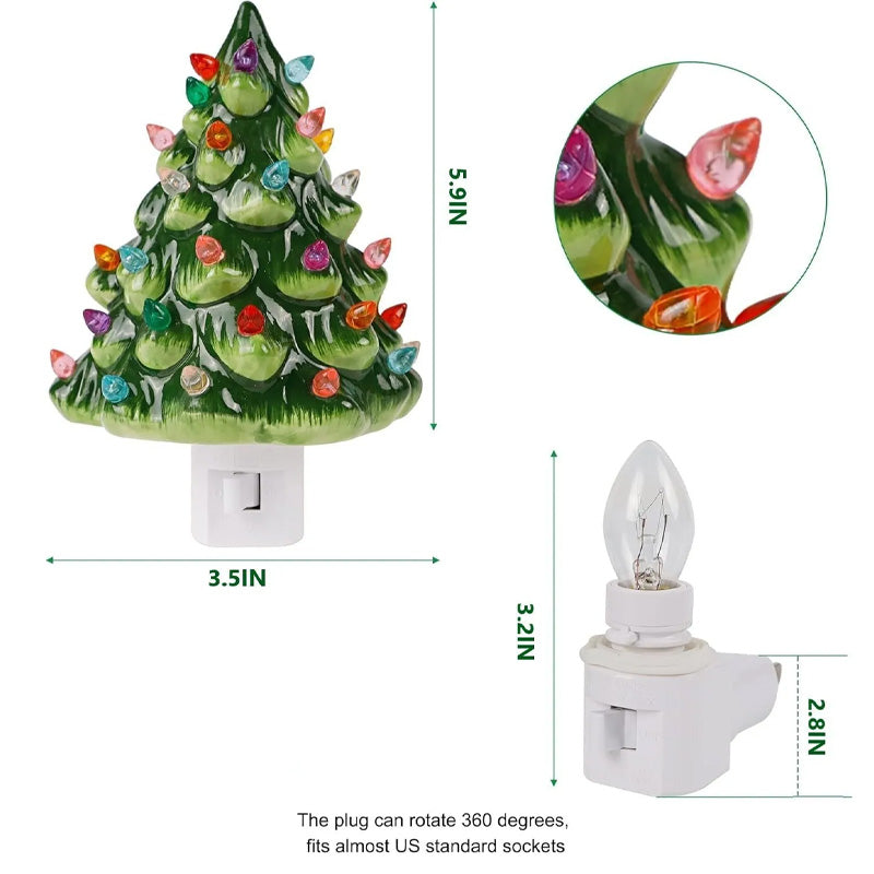 🔥 Christmas Pre-sale - 49% off 🎄Christmas Ceramic Tree Night Light