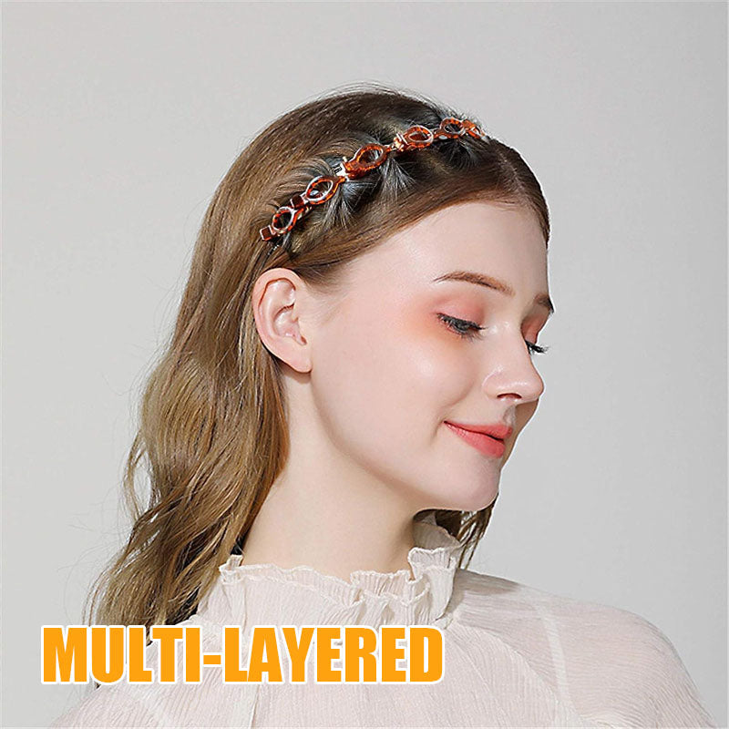 Multi-layer Hollow Woven Headband