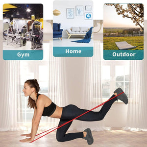 Indoor Fitness Exercise Resistance Bands